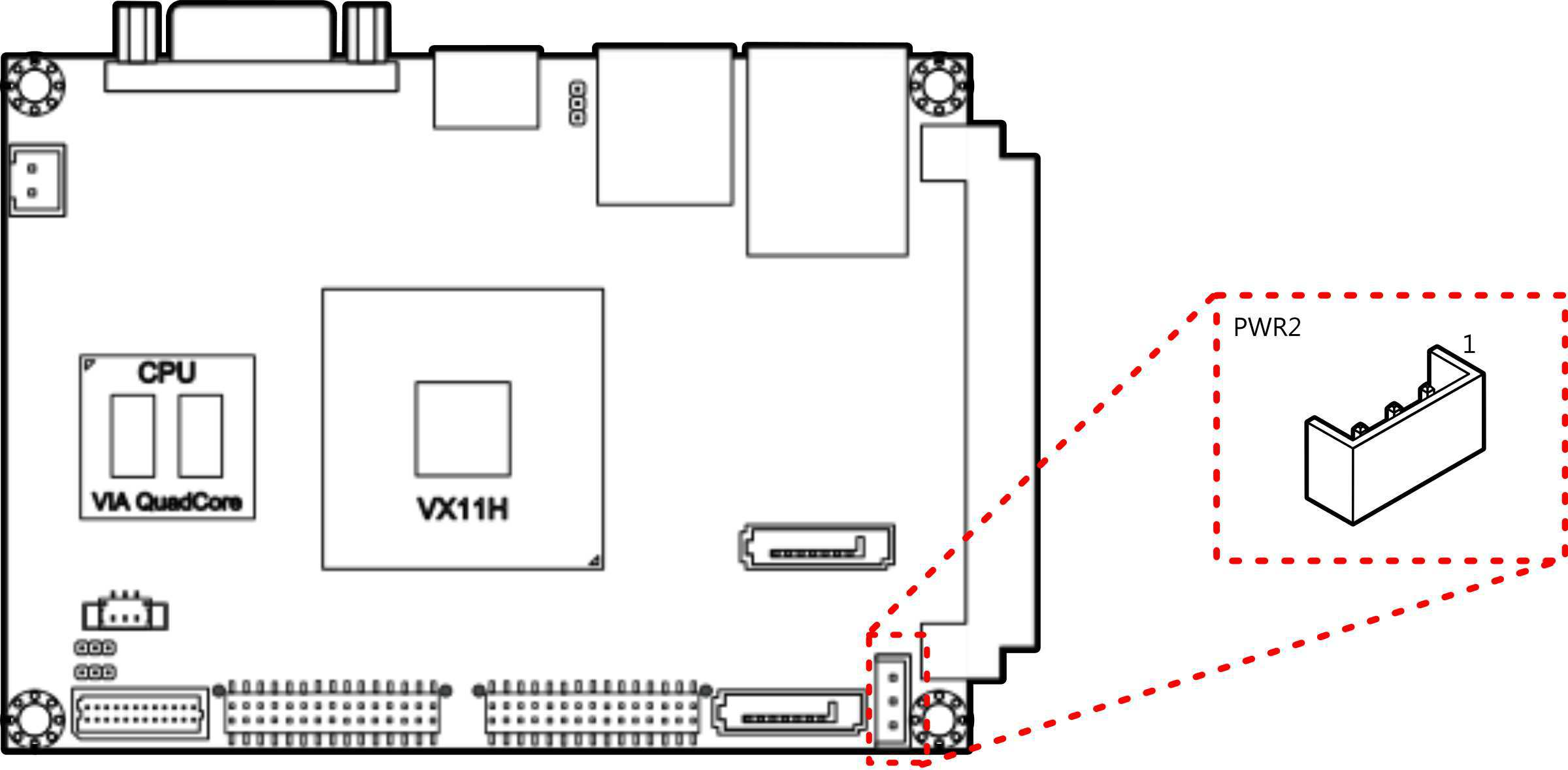 SATA power connector